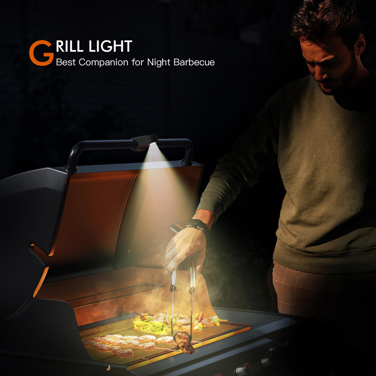 Slease grill light fits Spirit, Genesis, Genesis II, and Summit grills for versatile use.