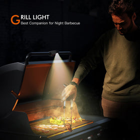 Slease grill light fits Spirit, Genesis, Genesis II, and Summit grills for versatile use.