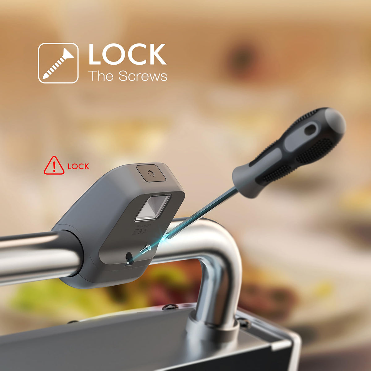Slease grill light supports manual and tilt-activated on/off control for convenience.