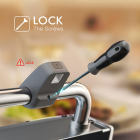 Slease grill light supports manual and tilt-activated on/off control for convenience.