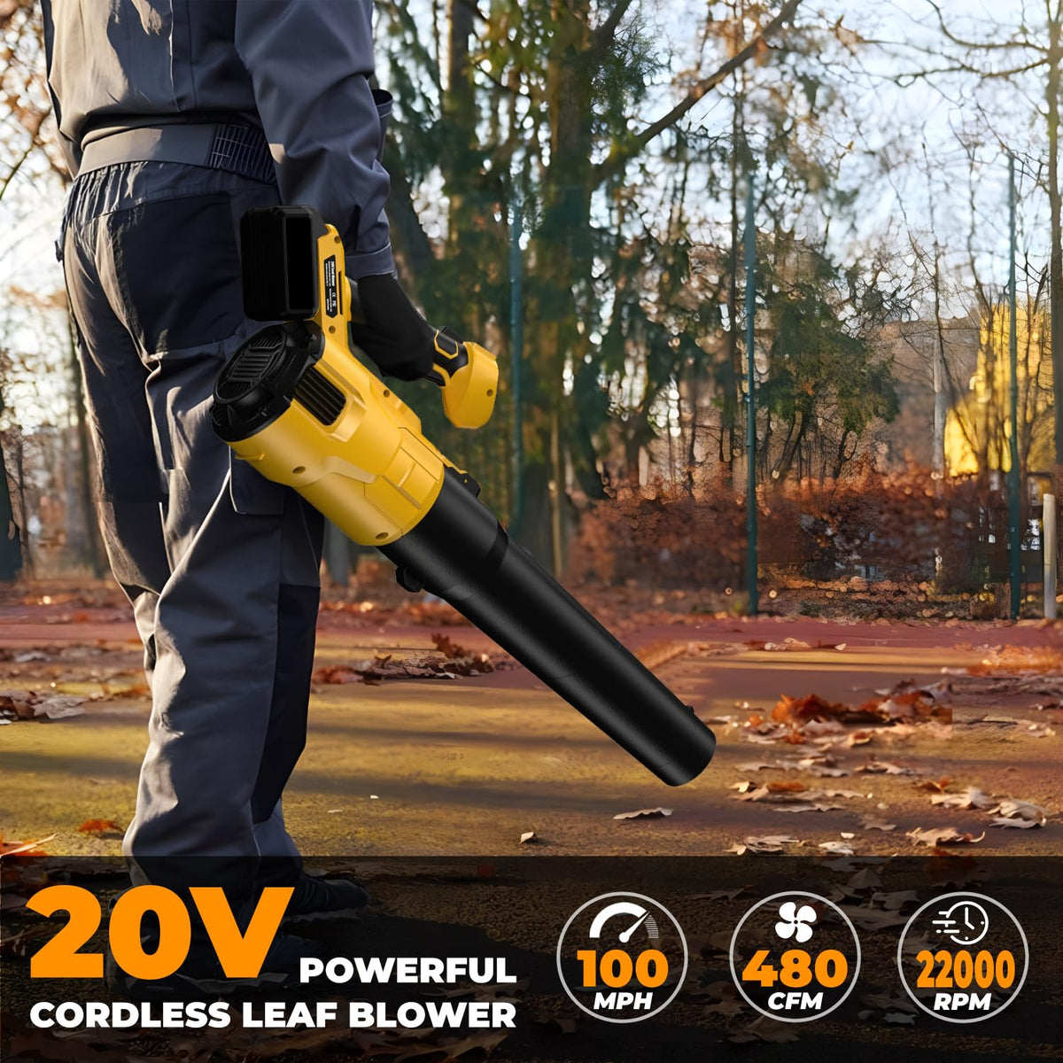 Brushless motor delivers efficient performance and longer life for quick cleanup tasks