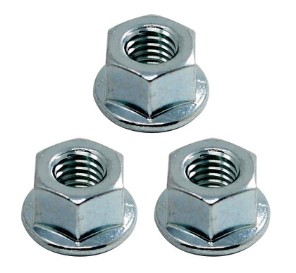 SLIACOBIU chainsaw bar nut close-up shows 8mm hex size, compatible with Craftsman and Poulan Pro.