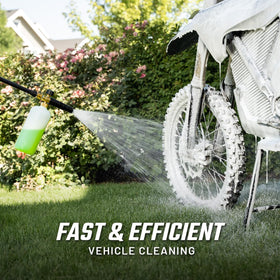 Slick Products Foam Cannon adjustable foam dial to tailor coverage