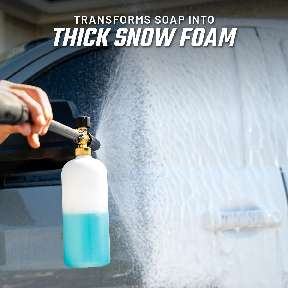 Slick Products Foam Cannon durable brass fittings for long lasting detailing