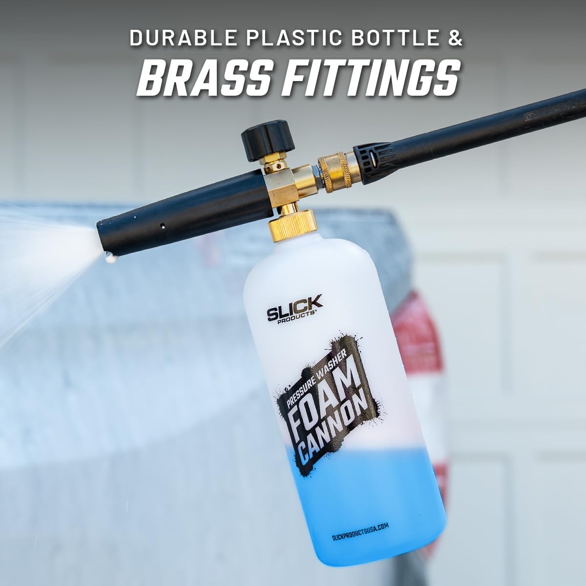 Slick Products Foam Cannon rugged build for off road vehicle cleaning