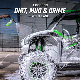 Slick Products Foam Cannon wide coverage foam coats surfaces evenly
