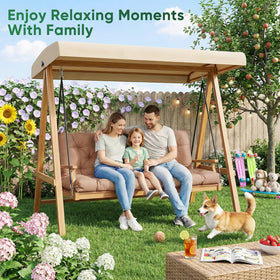 SLIMSTY weather ready cushion in sunlit garden setting.