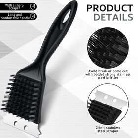Sliner grill brush ergonomic handle for comfortable grip