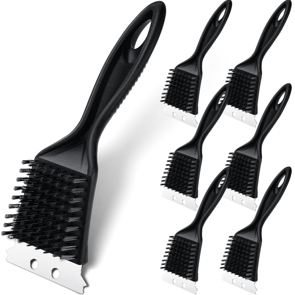 Sliner grill brush six-pack ready for bulk grill cleaning