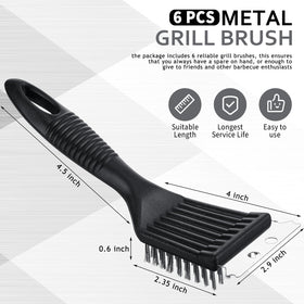Sliner stainless steel wire brush close-up highlights tough grime removal