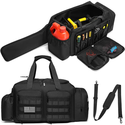 SLINRKE chainsaw case for outdoor storage keeps gear organized and protected.