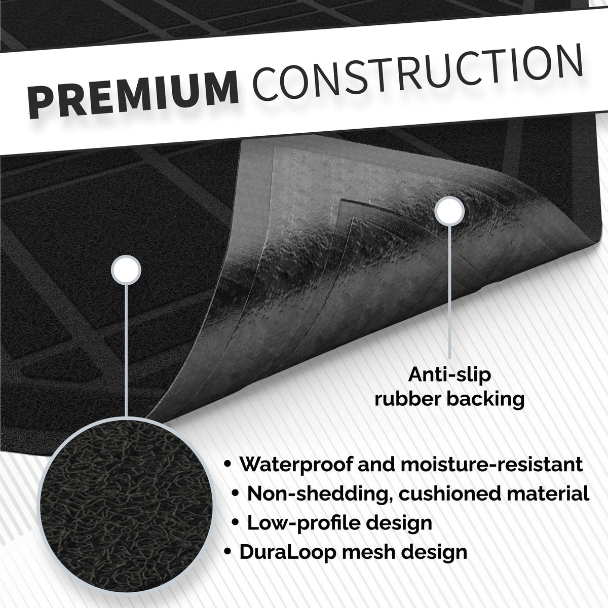 SlipToGrip indoor-outdoor door mat ideal for high-traffic areas.