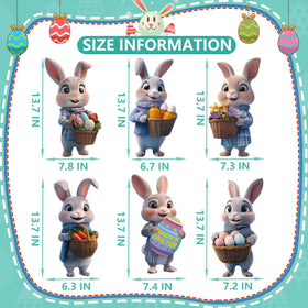 SLIRYCNIE cute rabbit garden sign adds charming touch to your garden.