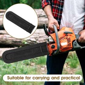 Sliverdew black bar guard beside tools for gardening and woodworking.