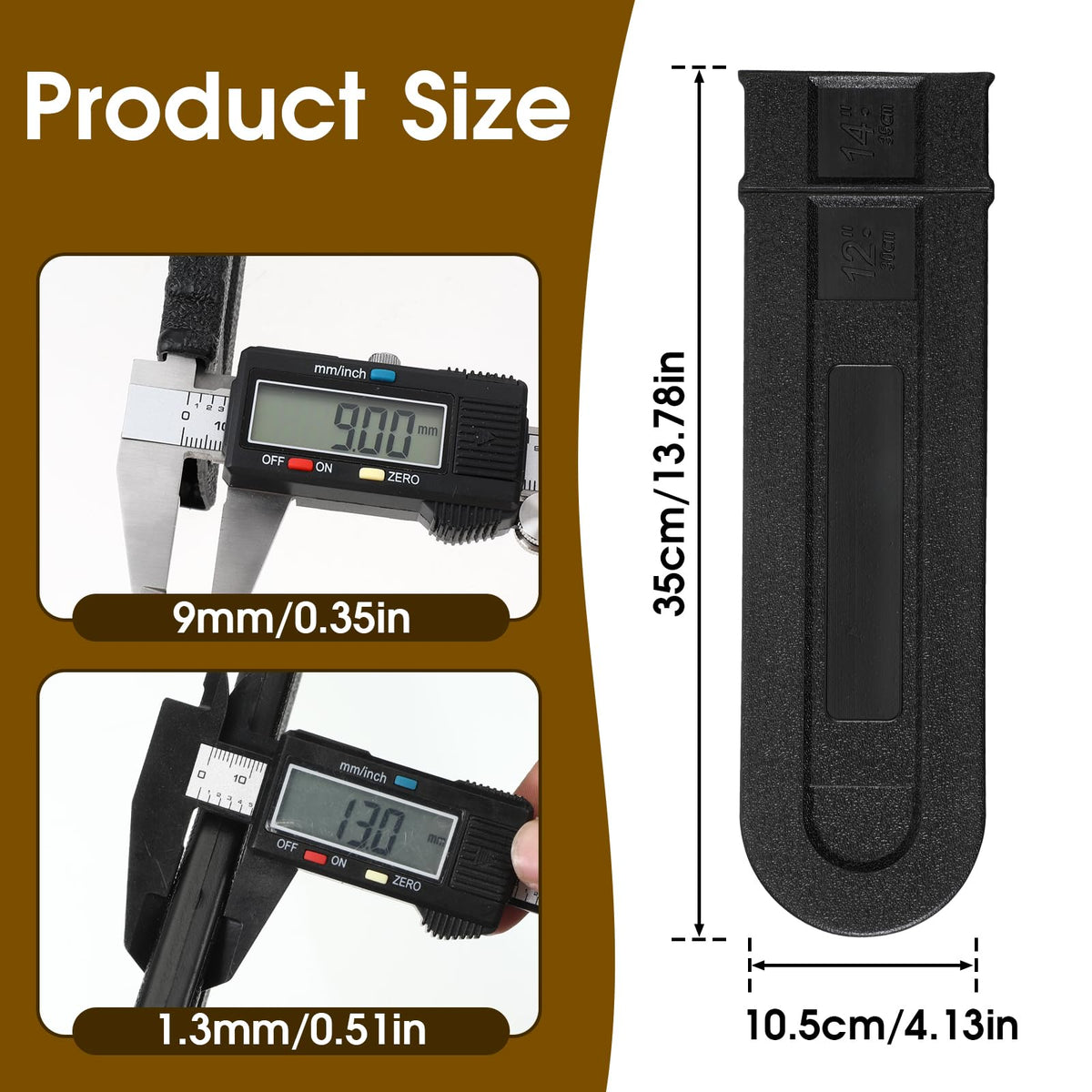 Sliverdew universal bar cover 14-inch fit shown for safe storage.