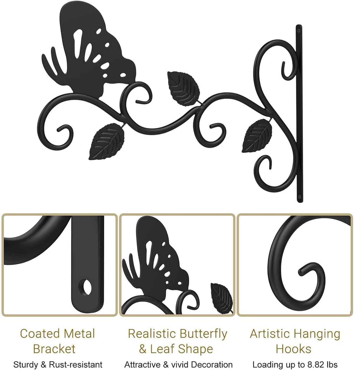 SLL matte black finish complements any patio or garden