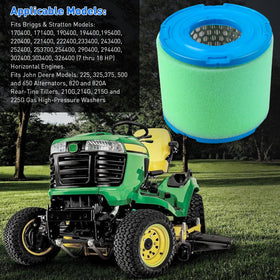 Slother air filter enhances airflow for better engine performance.