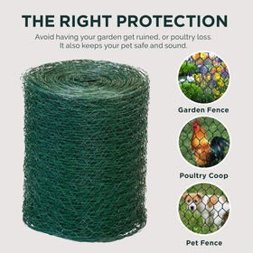 SLS SUPPLY FLORA 12x150-feet green roll ideal for large-scale garden projects.