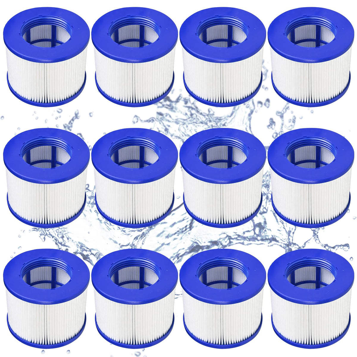 SLSM RELXTIME spa filter cartridge compatible with inflatable tubs for clean filtration