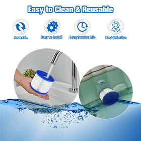 SLSM Aquaspa Spa fit promotes clearer, more comfortable massage pool water.