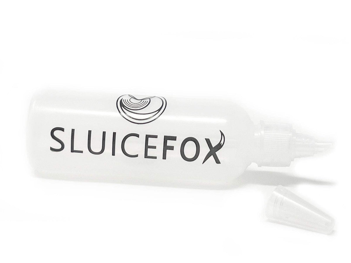 Sluice Fox Snifter Bottle with 4oz capacity designed for reliable gold capture.