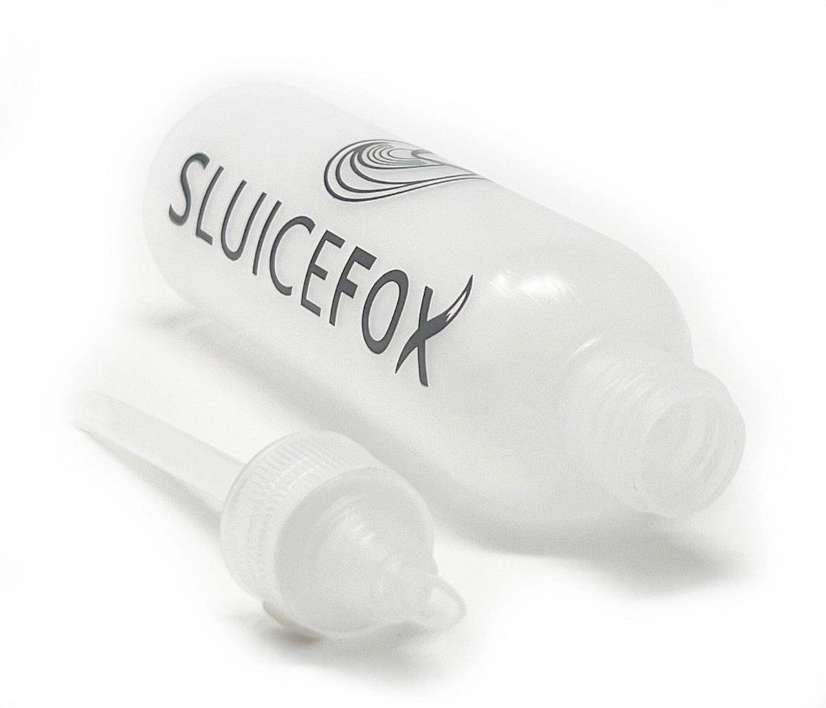 Sluice Fox Snifter Bottle born near Keyesville CA.