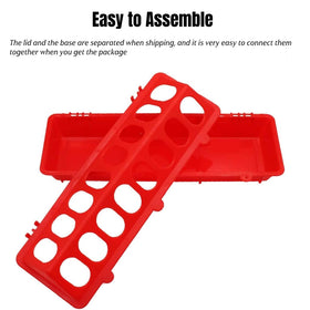 SLWHYZL chick feeder flip-top design controls access and minimizes spills