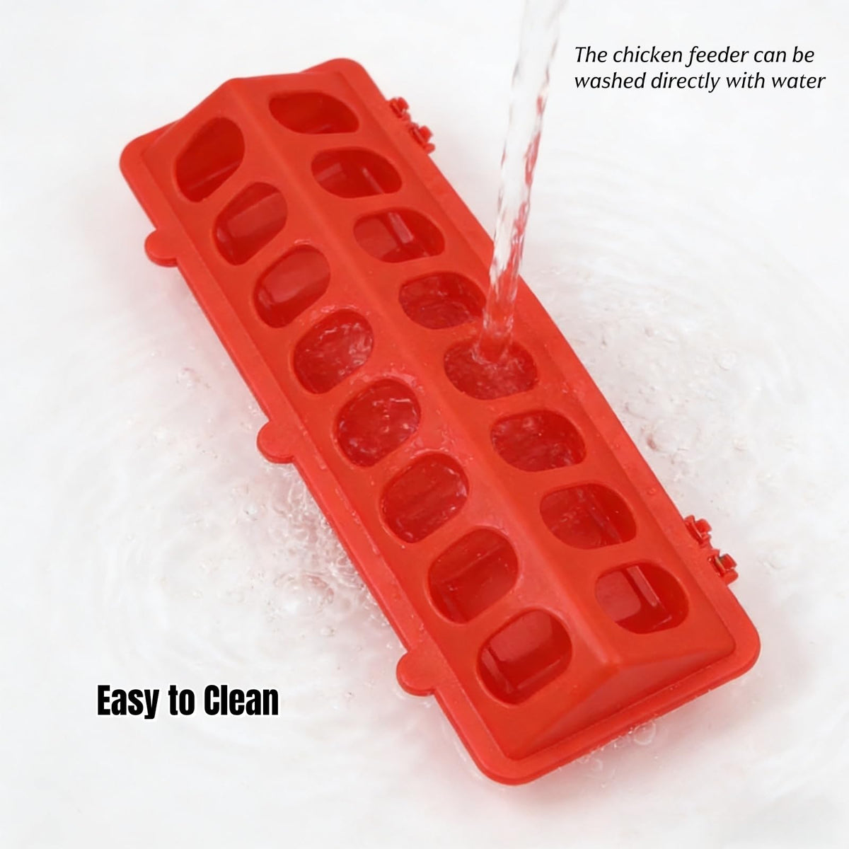 SLWHYZL coop feeder suitable for outdoor use with small birds