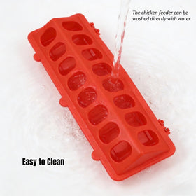 SLWHYZL coop feeder suitable for outdoor use with small birds