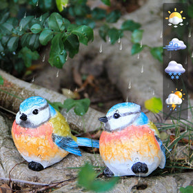 Smadeer bird ornament for window sill decor adds indoor whimsy.
