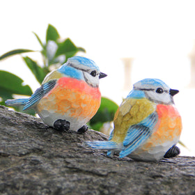 Smadeer bird sculpture mantle decor brings a natural accent to living spaces.