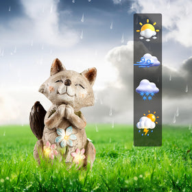 Smadeer Fox garden decor for indoor display offers versatile shelf appeal.