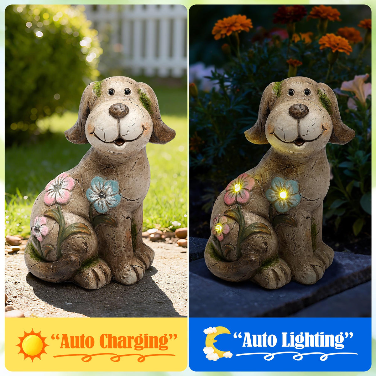 Smadeer outdoor dog light decor fits patios balconies and porches with ease