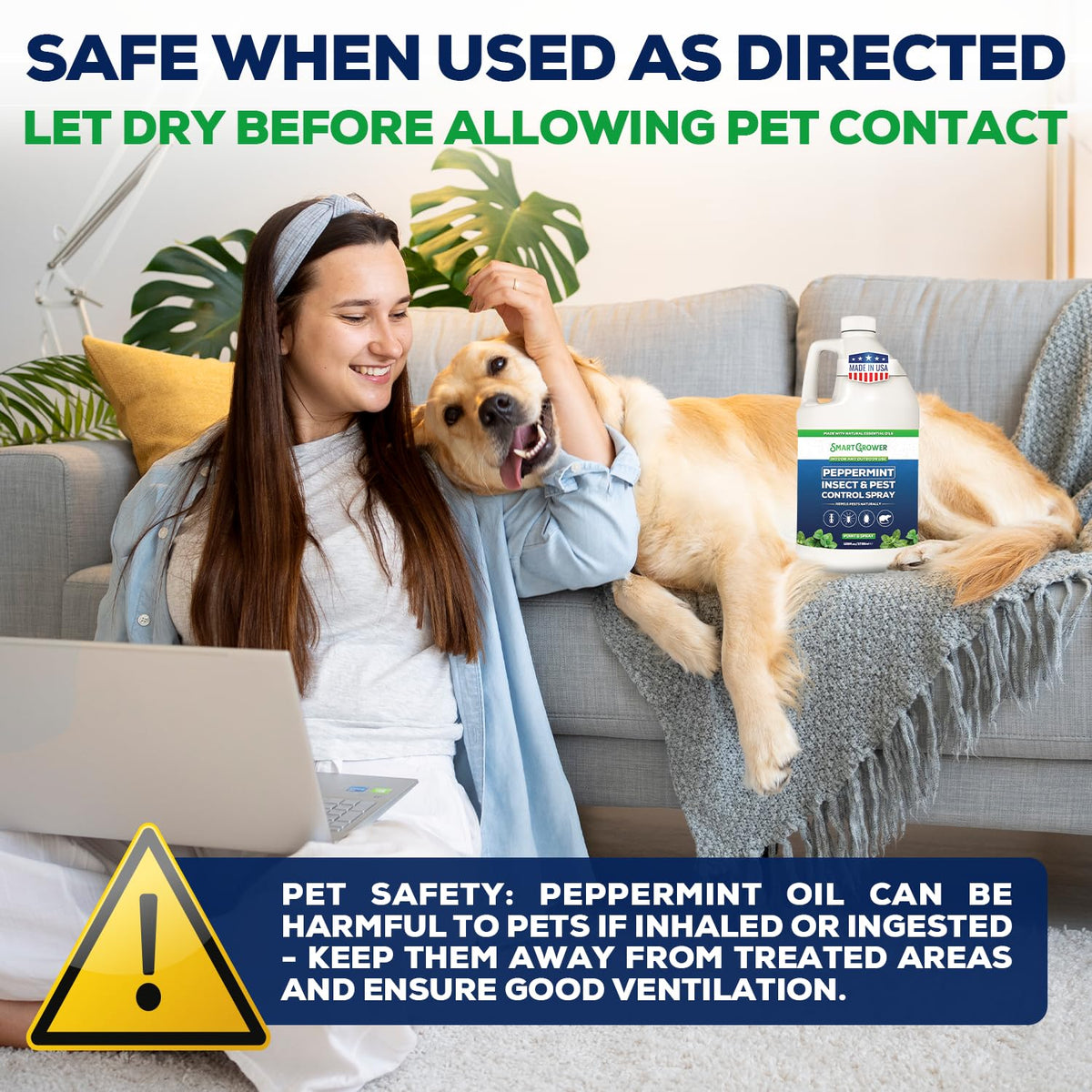 Smart Grower outdoors garden use for natural pest deterrence around patios and plants.