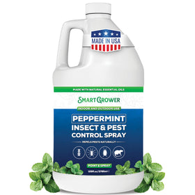 Smart Grower peppermint oil spray bottle for easy, mess-free pest control around the home.