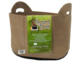 SMART POT 10-gallon soft-sided tan container for easy handling