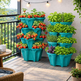Smart Spring center-hole option provides stability and irrigation in the tower