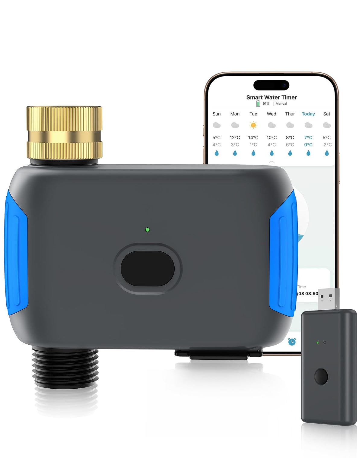 IP55 waterproof design features and durable exterior