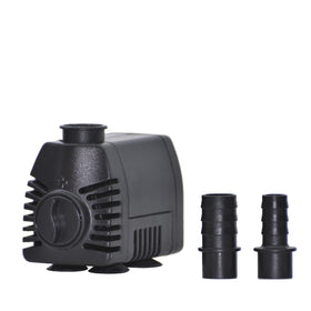 Smartpond 80 GPH pump with low-water shut-off prevents dry operation in tabletop fountains.