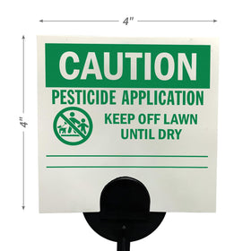 SmartSign 16-inch stake kit enables quick outdoor or indoor mounting.
