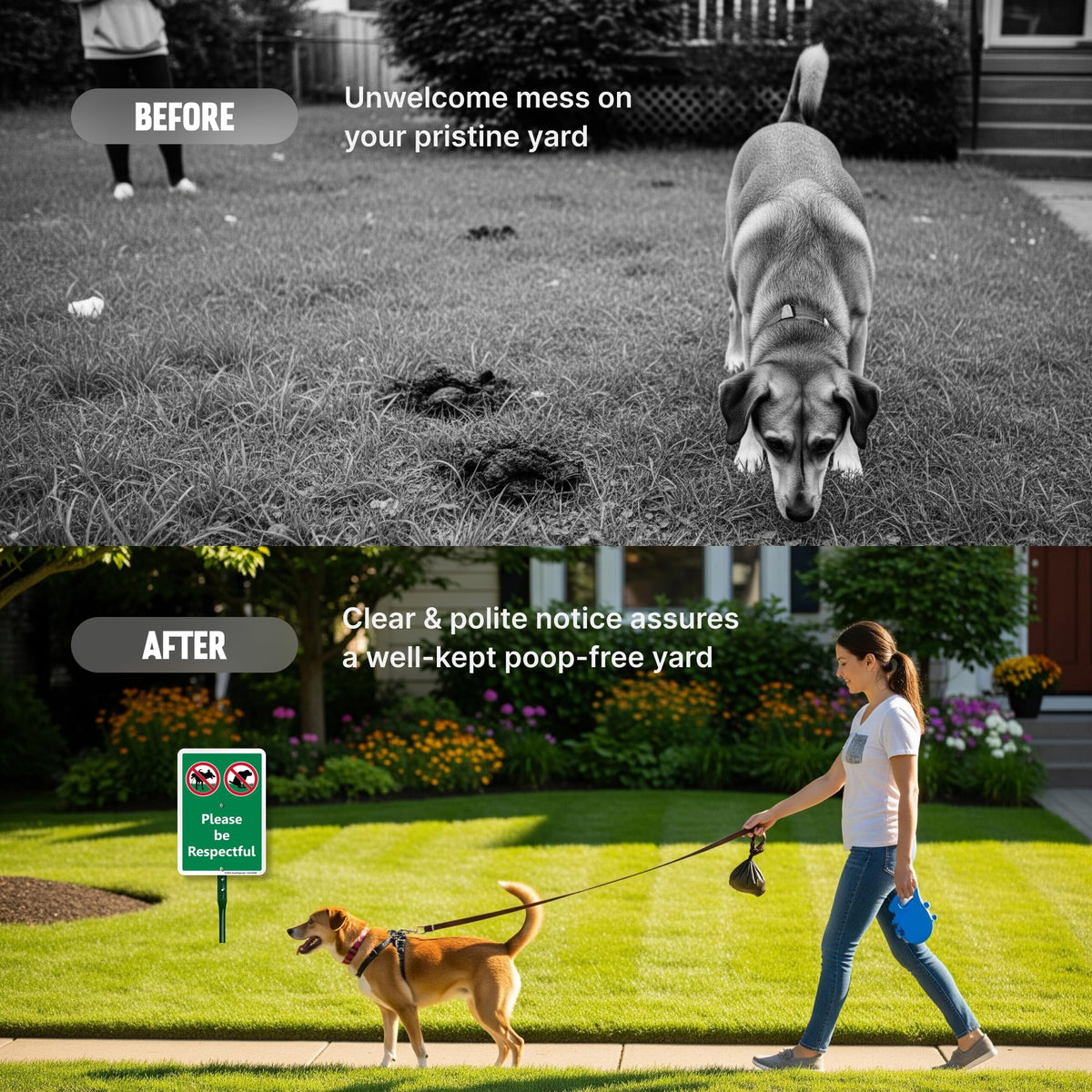 SmartSign 21-inch tall yard sign kit provides prominent outdoor messaging.