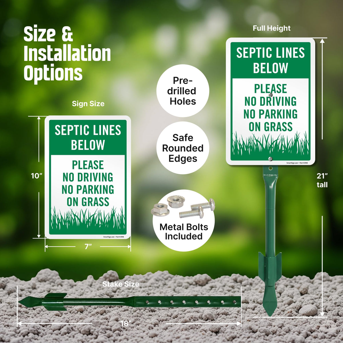 SmartSign 3M outdoor inks ensure high visibility lettering in all seasons.