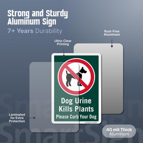SmartSign 40 mil aluminum sign designed for long-lasting outdoor use.