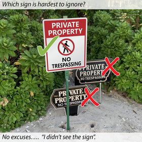 SmartSign durable aluminum sign designed for harsh conditions