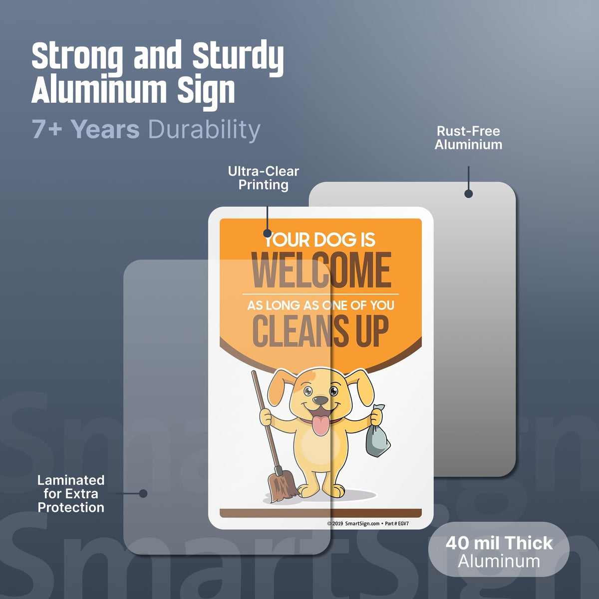 SmartSign easy ground installation without special tools.