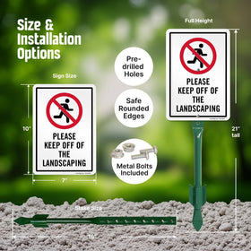 SmartSign laminated graphics stay legible in sun and rain