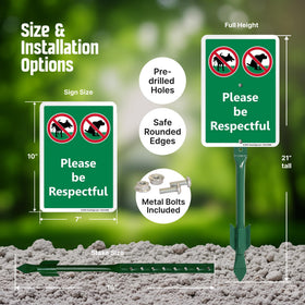 SmartSign rust-proof aluminum kit built to outlast plastic alternatives.