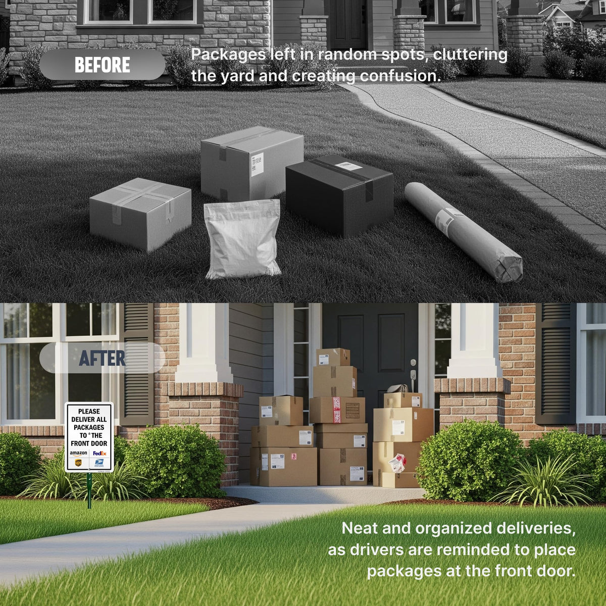 SmartSign UV lamination resists weather and chemicals for a longer-lasting message.