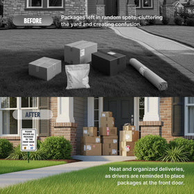 SmartSign UV lamination resists weather and chemicals for a longer-lasting message.