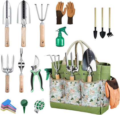 SmartTail 12-piece gardening tool set full view for versatile garden tasks